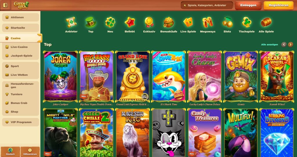 Greenluck 4 Greenluck Casino Slots