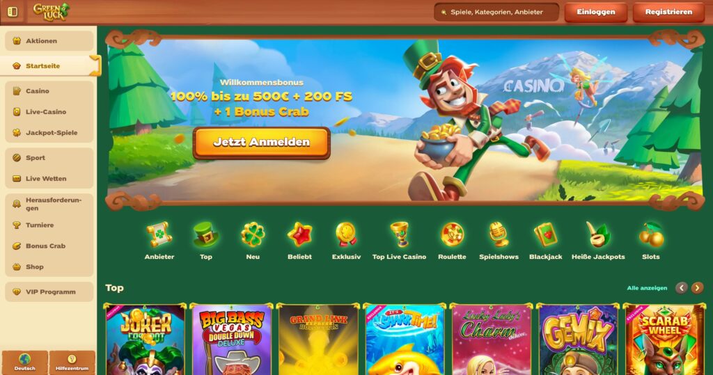 Greenluck 10 Greenluck Startseite