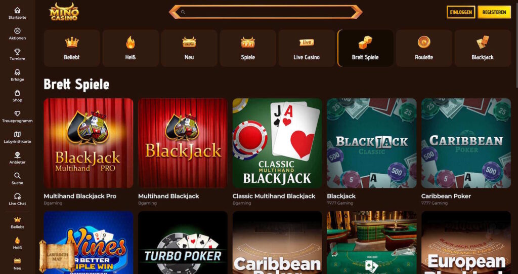Mino Casino 4 MinoCasino Tischspiele