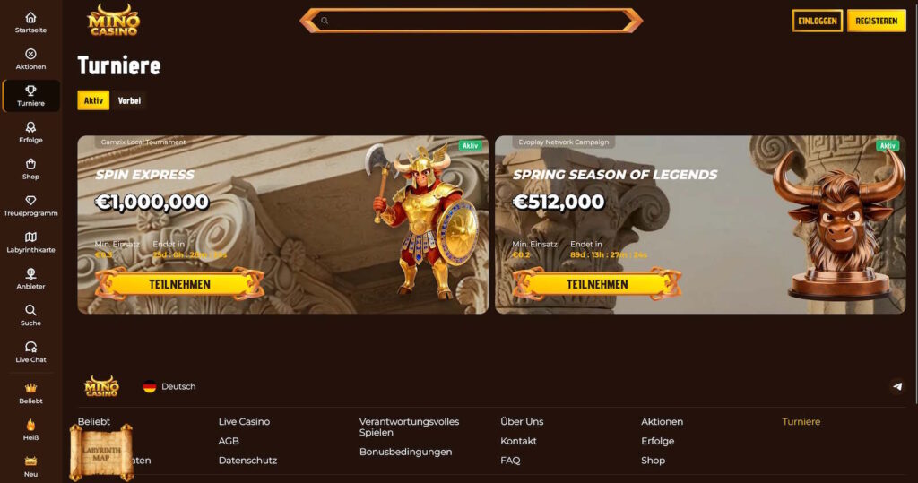 Mino Casino 9 MinoCasino Turniere