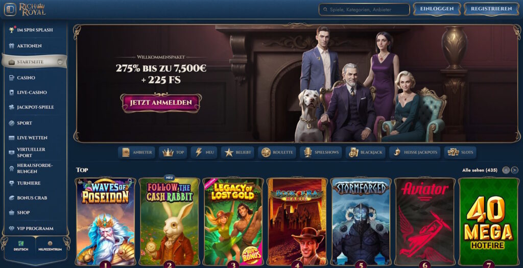 Rich Royal 10 Rich Royal Casino Startseite